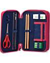 ergobag Maxi Pencil Case Complete - 3 Zips and Coin Pocket - Bearicorn Pencil Cases