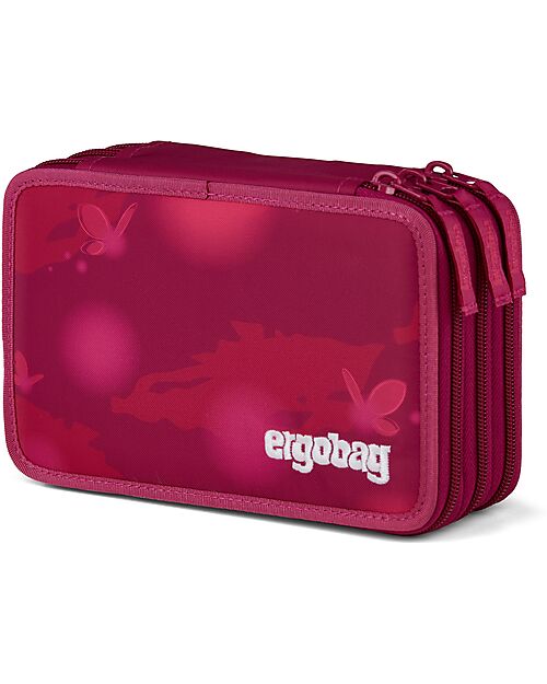 ergobag Maxi Pencil Case Complete - 3 Zips and Coin Pocket - Bearicorn Pencil Cases