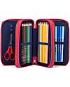 ergobag Maxi Pencil Case Complete - 3 Zips and Coin Pocket - Bearicorn Pencil Cases