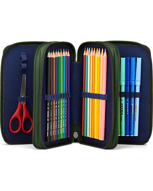 ergobag Maxi Pencil Case Complete - 3 Zips and Coin Pocket - ExBeardition Pencil Cases