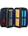ergobag Maxi Pencil Case Complete - 3 Zips and Coin Pocket - ExBeardition Pencil Cases