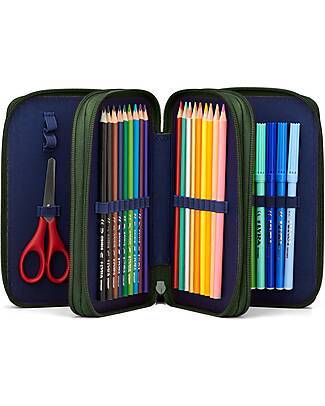 ergobag Maxi Pencil Case Complete - 3 Zips and Coin Pocket - ExBeardition Pencil Cases