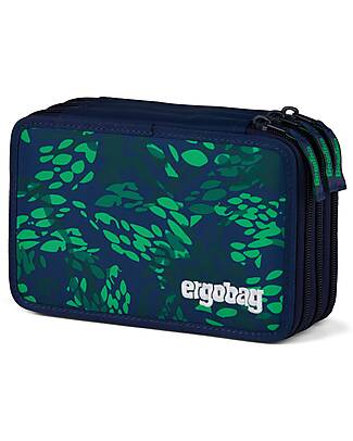 ergobag Maxi Pencil Case Complete - 3 Zips and Coin Pocket - FireBear Pencil Cases