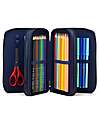 ergobag Maxi Pencil Case Complete - 3 Zips and Coin Pocket - FireBear Pencil Cases
