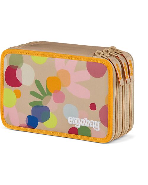 ergobag Maxi Pencil Case Complete - 3 Zips and Coin Pocket - FlowBear Pencil Cases