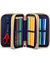 ergobag Maxi Pencil Case Complete - 3 Zips and Coin Pocket - FlowBear Pencil Cases