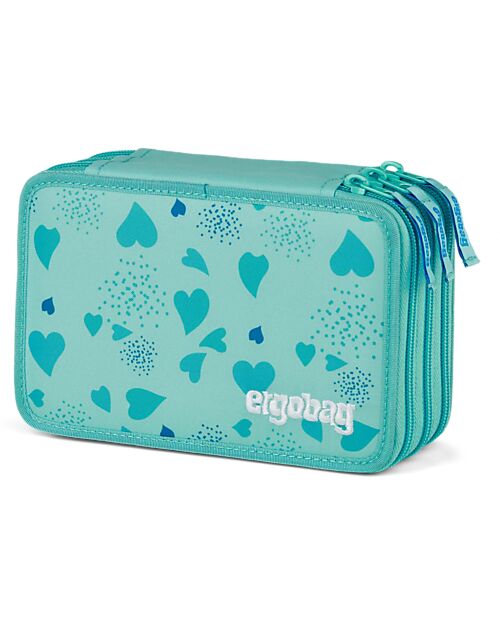 ergobag Maxi Pencil Case Complete - 3 Zips and Coin Pocket - Horsedreabear Pencil Cases