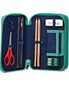 ergobag Maxi Pencil Case Complete - 3 Zips and Coin Pocket - Horsedreabear Pencil Cases