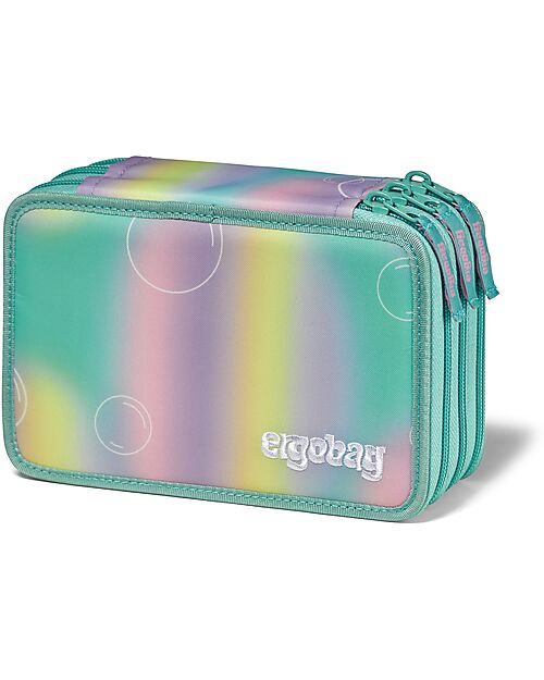 ergobag Maxi Pencil Case Complete - 3 Zips and Coin Pocket - Magic BubbleBear Pencil Cases