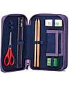 ergobag Maxi Pencil Case Complete - 3 Zips and Coin Pocket - PonyBearadise Pencil Cases