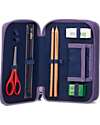 ergobag Maxi Pencil Case Complete - 3 Zips and Coin Pocket - PonyBeardise Pencil Cases