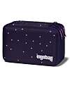 ergobag Maxi Pencil Case Complete - 3 Zips and Coin Pocket - StargazBear - Pink - Lilac Pencil Cases