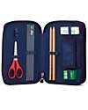 ergobag Maxi Pencil Case Complete - 3 Zips and Coin Pocket - StargazBear - Pink - Lilac Pencil Cases
