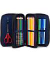 ergobag Maxi Pencil Case Complete - 3 Zips and Coin Pocket - Super ReflectBear Pencil Cases