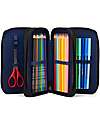 ergobag Maxi Pencil Case Complete - 3 Zips and Coin Pocket - Super ReflectBear Pencil Cases