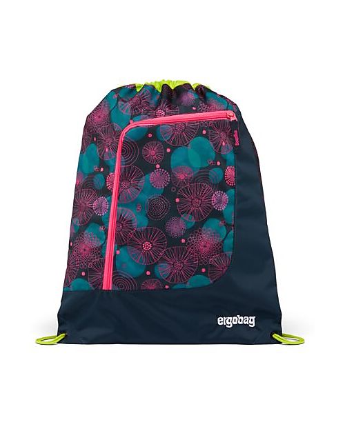 ergobag Prime Gym Bag - Basic - CoralBear - Made with Recycled Bottles! Sports Bags