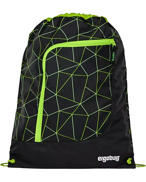 ergobag Prime Gym Bag - Basic - Dragon RideBear - Made with Recycled Bottles! Sports Bags