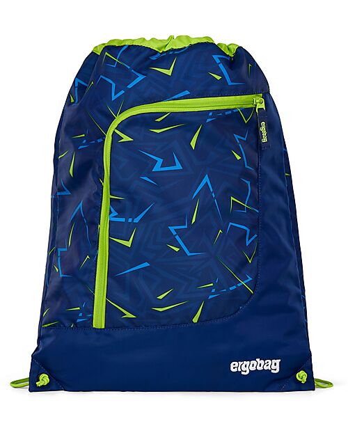 ergobag Prime Gym Bag - Basic - Front RunBear - Made with Recycled Bottles! Sports Bags