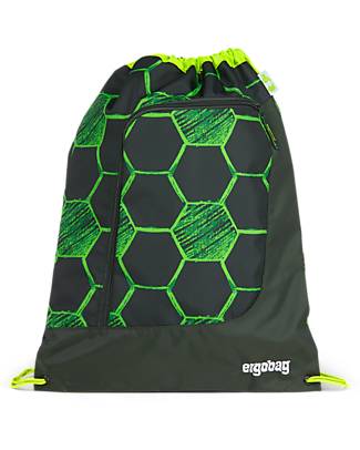 ergobag Prime Gym Bag - Basic - KickBear - Made with Recycled Bottles! Sports Bags