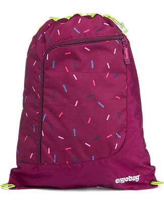 ergobag Prime Gym Bag - Basic - The NutcrackBear - Made with Recycled Bottles! Backpack