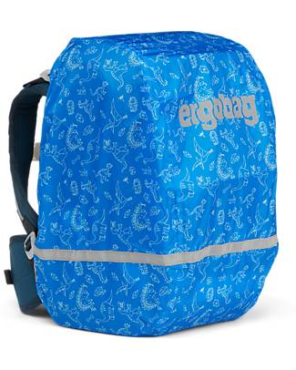 ergobag Rain Cape - Dinosaurs - Made with Recycled Bottles! Backpack