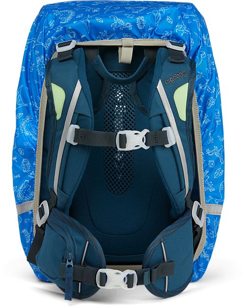 ergobag Rain Cape - Dinosaurs - Made with Recycled Bottles! Backpack