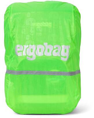 ergobag Rain Cape - Green - Made with Recycled Bottles! Backpack