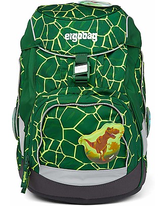 ergobag School Set with Backpack, Sport Bag, Hard Case, Notebook Holder, Pencilcase and 5 Kletties - BearRex Large Backpacks