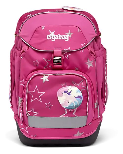 ergobag School Set with Backpack + Sports Backpack + Hard Case + Soft Case + A4 Notebook Holder + 4 Kletties - StarlightBear Backpack
