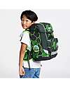 ergobag School Set with Cube Backpack - Hard Case - Soft Case - Sports Bag and 5 Kletties - KickBear Backpack