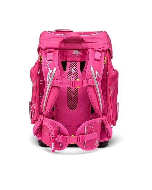 ergobag School Set with Cube Backpack - Hard Case - Soft Case - Sports Bag and 5 Kletties - StarlightBear Backpack