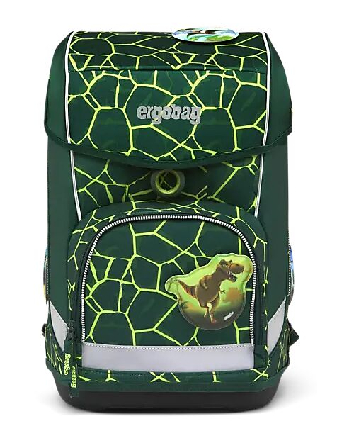 ergobag School Set with Cubo Light Backpack - Hard Case - Soft Case - Sports Bag and 5 Kletties - BearRex Backpack