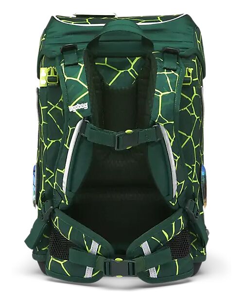 ergobag School Set with Cubo Light Backpack - Hard Case - Soft Case - Sports Bag and 5 Kletties - BearRex Backpack