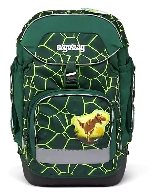 ergobag School Set with Maxi Backpack 24 Litres + Sports Backpack + Hard Case + Soft Case + A4 Notebook Holder + 4 Kletties - BearRex Backpack