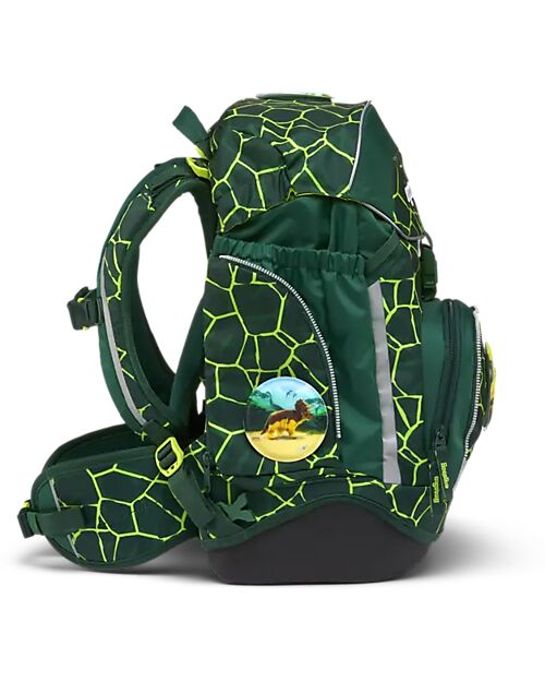 ergobag School Set with Maxi Backpack 24 Litres + Sports Backpack + Hard Case + Soft Case + A4 Notebook Holder + 4 Kletties - BearRex Backpack