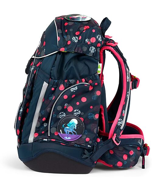 ergobag School Set with Maxi Backpack 24 Litres + Sports Backpack + Hard Pencil Case + Soft Pencil Case + 4 Kletties + Folder Box A4 - WinterwonBearland Backpack