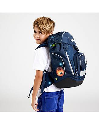 ergobag School Set with Prime Backpack + Pencil Case + 4 Kletties + Folder Box - AtmosBear Backpack