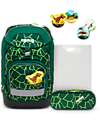 ergobag School Set with Prime Backpack + Pencil Case + 4 Kletties + Folder Box - BearRex Backpack