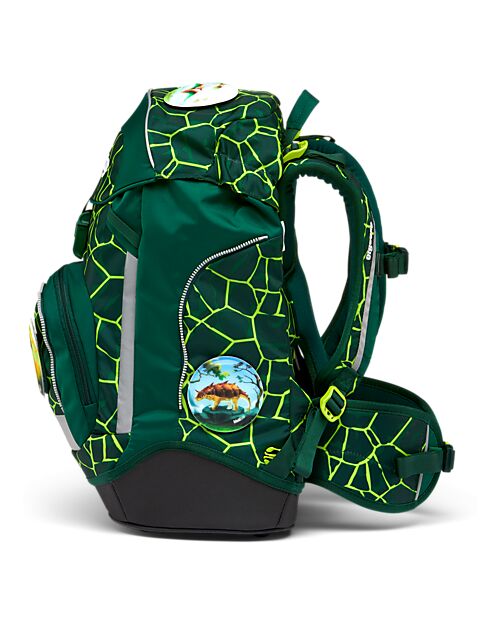 ergobag School Set with Prime Backpack + Pencil Case + 4 Kletties + Folder Box - BearRex Backpack