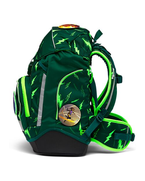 ergobag School Set with Prime Backpack + Pencil Case + 4 Kletties + Folder Box - Beartastic Backpack