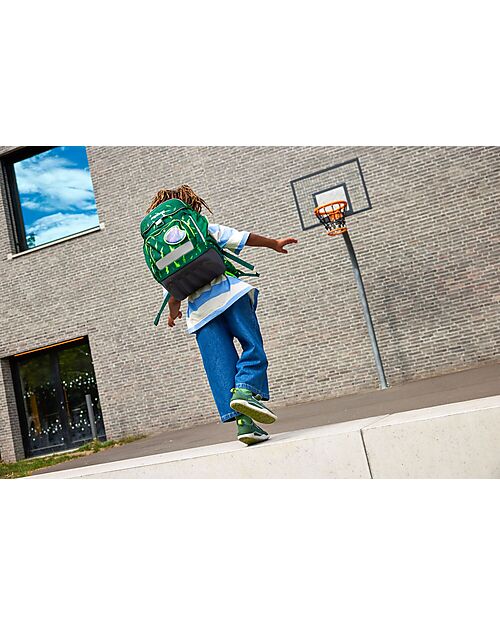 ergobag School Set with Prime Backpack + Pencil Case + 4 Kletties + Folder Box - Beartastic Backpack