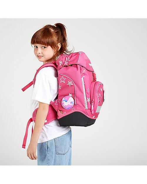 ergobag School Set with Prime Backpack + Pencil Case + 4 Kletties + Folder Box - StarlightBear Backpack