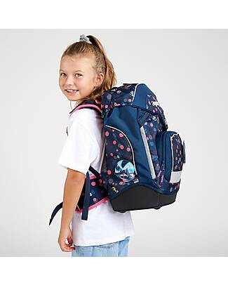 ergobag School Set with Prime Backpack + Pencil Case + 4 Kletties + Folder Box - WinterwonBearland Backpack