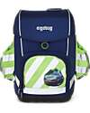 ergobag Set of 3 Zippies - Fluo Side Pocket Zip - Reflective Green - Customize Your Backpack! Backpack