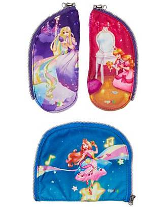ergobag Set of 3 Zippies for Prime Set - Principesse - Customize Your Backpack! Backpack