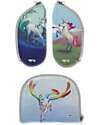ergobag Set of 3 Zippies for Prime Set - Unicorns - Customize Your Backpack! Backpack