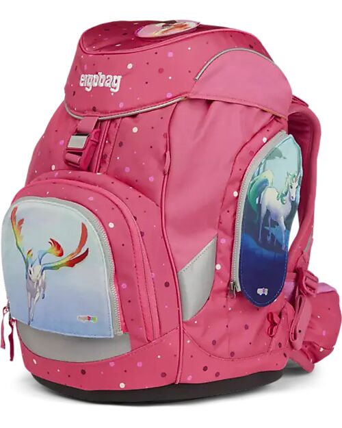 ergobag Set of 3 Zippies for Prime Set - Unicorns - Customize Your Backpack! Backpack