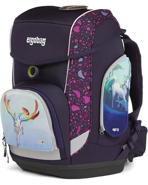 ergobag Set of 3 Zippies for Prime Set - Unicorns - Customize Your Backpack! Backpack