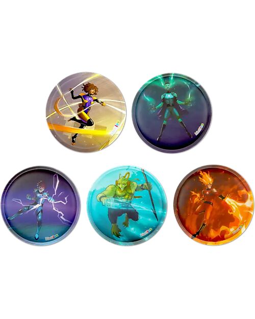 ergobag Set of 5 Kletties - Magical Superpowers - Renew and Personalize Your Backpack Backpack