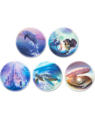ergobag Set of 5 Kletties - Mermaid - Renew and Personalize Your Backpack Large Backpacks